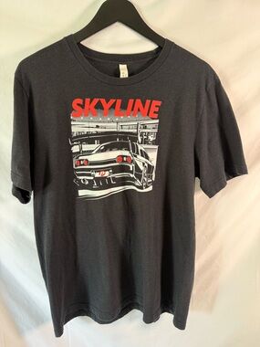 Skyline GT-R R32 Godzilla Graphic Tee Black/ Red XL